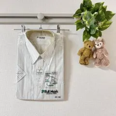 ワイシャツ　半袖　フルマークス　ストライプ　抗菌　スーツのサムネイル