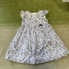 タルティエーヌショコラ 花柄ノースリーブワンピース100cm