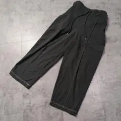 CINEMATIQ ベーシックライン コットンストレートパンツ グレー M zz