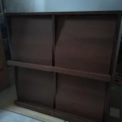 配送・たのメル便】本棚 ダークブラウン - メルカリ