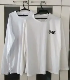 glimmer 長袖Tシャツ ホワイト Lサイズ 他 2枚セットのサムネイル