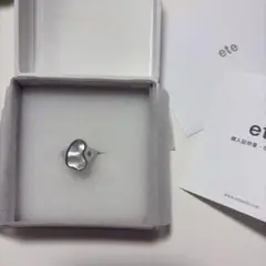 ☆稼働品☆ エテ ete ラウンド ピンクゴールド カットガラス 2針