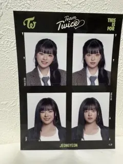 TWICE THIS IS FOR ランダム証明写真ステッカー　ジョンヨン