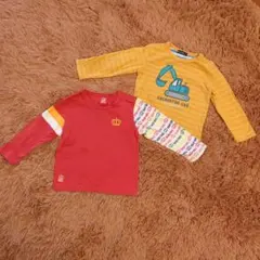 キッズ　BABY DOLL & mou jon jon　長袖Tシャツ　サイズ90
