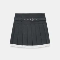 エムミーエメ Check box pleats skirt - メルカリ