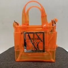 ARMANI Exchange/ショルダーバッグ/オレンジ/スケルトン