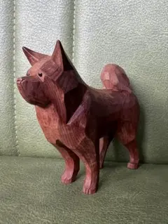 飛騨一位一刀彫　高山　戌　いぬ　美術品　工芸品