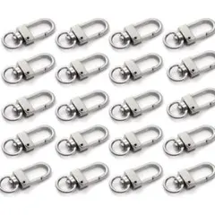 ハンドメイド キーホルダー 金具 ナスカン ミニ 10個セット