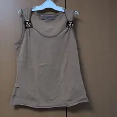 blanc vert doux ノースリーブトップス ベージュ40