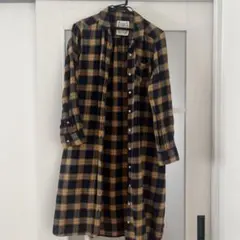 STUDIO CLIP チェック柄長袖シャツ Lサイズ