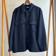 GU CPOシャツジャケット ブラック XLサイズ