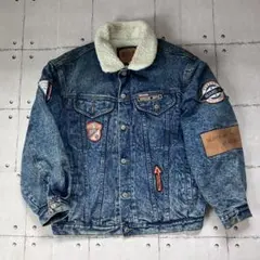 ワッペン デニムジャケット