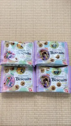 ディズニー　刺繍缶バッジ ビスケット 第2弾 4個セット 未開封