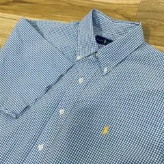 Ralph Lauren 半袖　ギンガムチェック　BDシャツ 美品