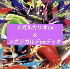 ポケモンカード　レギュ落ちなし　メガジガルデex メガルカリオex構築済みデッキ