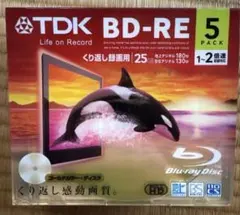 新品未開封☆TDK 録画用ブルーレイディスクBD-RE 25GB 5枚パック×2