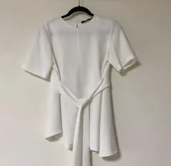 ZARA リボン付き 半袖トップス