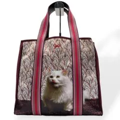極美品　Anya Hindmarch　アニヤハインドマーチ　トートバッグ　猫のサムネイル