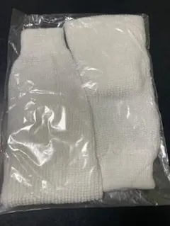 ホワイト ニット レッグウォーマー 両足セット