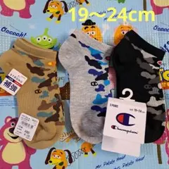 Champion キッズ靴下 3足セット 19-24cm
