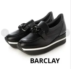 BARCLAY 厚底ローファー23.5cm