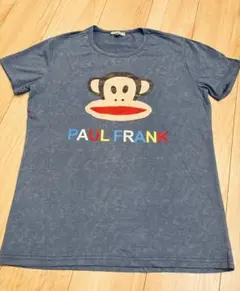 希少サイズPaul Frankポールフランク ビッグロゴ TレディースLL相当