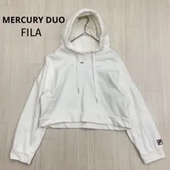◆ MERCURYDUO FILA コラボ クロップド丈 パーカー freeのサムネイル