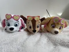 パウパトロール ぬいぐるみ 3体セット チェイス マーシャル スカイ