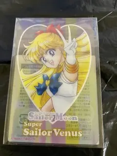 5 セーラーヴィーナス 1枚 オリジナルクリアカード 明治コラボ セーラームーン