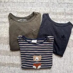 【SALE】next ベビー長袖Tシャツ 3枚セット 86cm