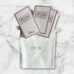 巾着付き ミスディオール パルファム パルファン　サンプル3コ