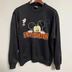 Disney ミッキーマウス ハロウィン スウェット ブラック M ユニセックス