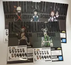 ヒロアカ クリアファイル　緑谷出久　麗日お茶子　切島鋭児郎　蛙吹梅雨 爆豪勝己