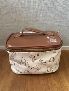 【未使用品】スヌーピー バニティーポーチ　ミラー付き
