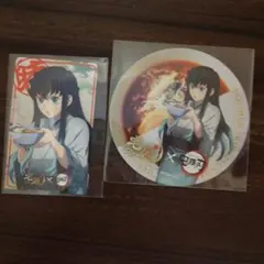 鬼滅の刃 宅麺 クリアカード 特典 ポストカード コースター 時透無一郎