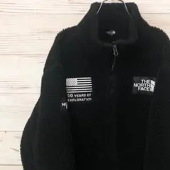 韓国限定 ノースフェイス ボアジャケット　フリースジャケット 黒 XL
