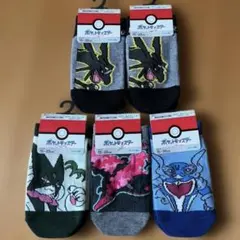 新品　ポケモン キッズ靴下 15-20cm 5足セット