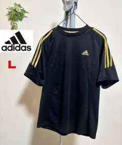 【adidas】【Lサイズ】アディダス　メンズ　 半袖 Tシャツ　スポーツ