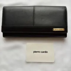 pierre cardin　 ブラックレザー長財布のサムネイル