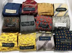 ハイブランドネクタイ 50本セット 全てシルク エルメス シャネル