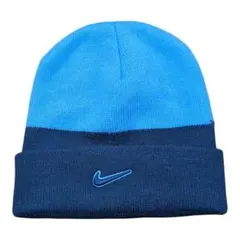 かも様 90s 00s Y2K Nike ニット帽 ビーニー 水色 青