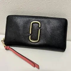 MARC JACOBS 長財布 ブラック ピンクのサムネイル