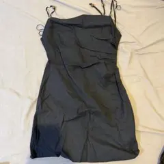 ZARA ブラック キャミワンピース Lサイズ