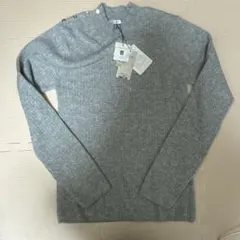 インデックス　グレー　長袖ニット