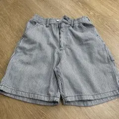 GUストライプ ショートパンツ ゴム入り