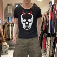 Lucien Pellat-Finet グランジ y2k 髑髏 ロゴ Tシャツのサムネイル
