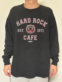 Hard Rock Cafe ブラック スウェット L