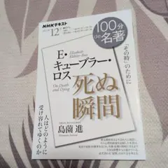 死ぬ瞬間　キューブラー　ロス　NHK　テキスト　100分de名著　島薗進