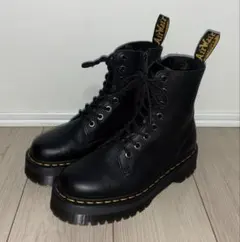 25cm 美品 Dr.Martens JADON UK6 厚底 ８ホールブーツ