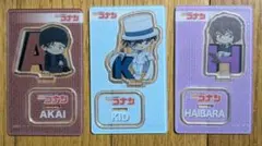 名探偵コナン ダイソー アクリルスタンド 赤井秀一　怪盗キッド　灰原哀